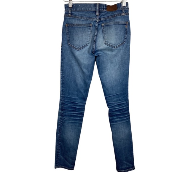 Madewell Skinny Jeans Size 24 Stretch Medium Wash Stretch Low rise - Picture 5 of 11